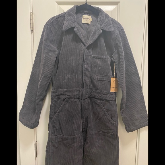 NWT Rudy Jude Black Corduroy Utility Suit Size Small - Picture 4 of 16